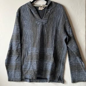 Faherty Terry Baba Loncho Men’s Size M Midnight Blue